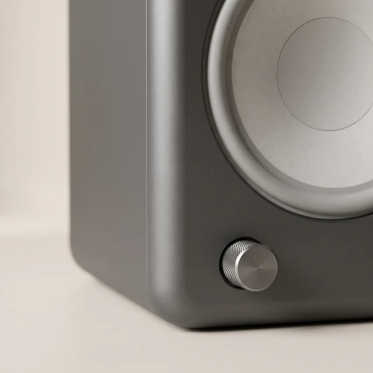 The front volume knob on the A1