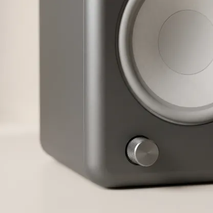 The front volume knob on the A1